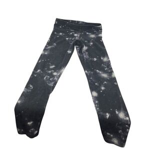 Old Navy Girls Galaxy Print Leggings Size M 8 Black Built‎ In Tough Activeweargh
